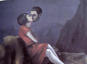 Rene Magritte : the lovers III